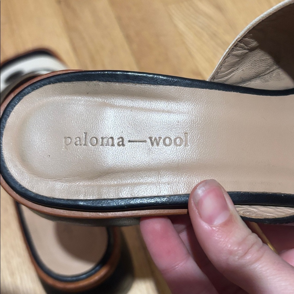 PALOMA WOOL rare balance yin yang chunky heel mules - Picture 4 of 9